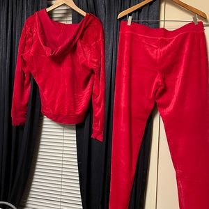 NY & Co Velour Set. Size L.